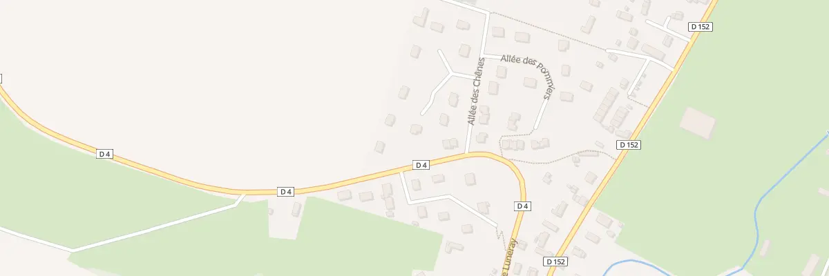 Plan du 5 All des Cerisiers à Brachy
