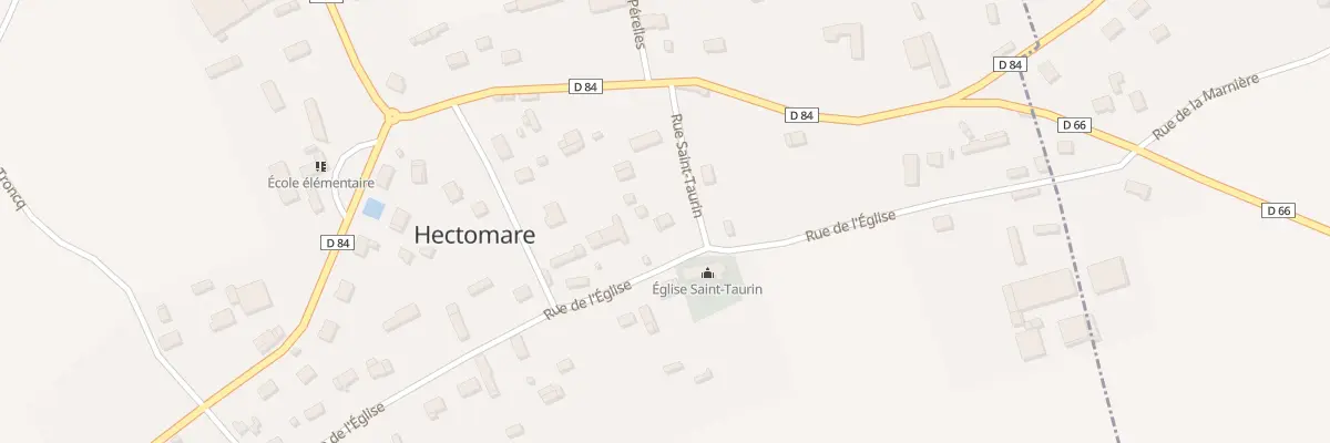 Plan du 22 Rue de l’Eglise à Hectomare
