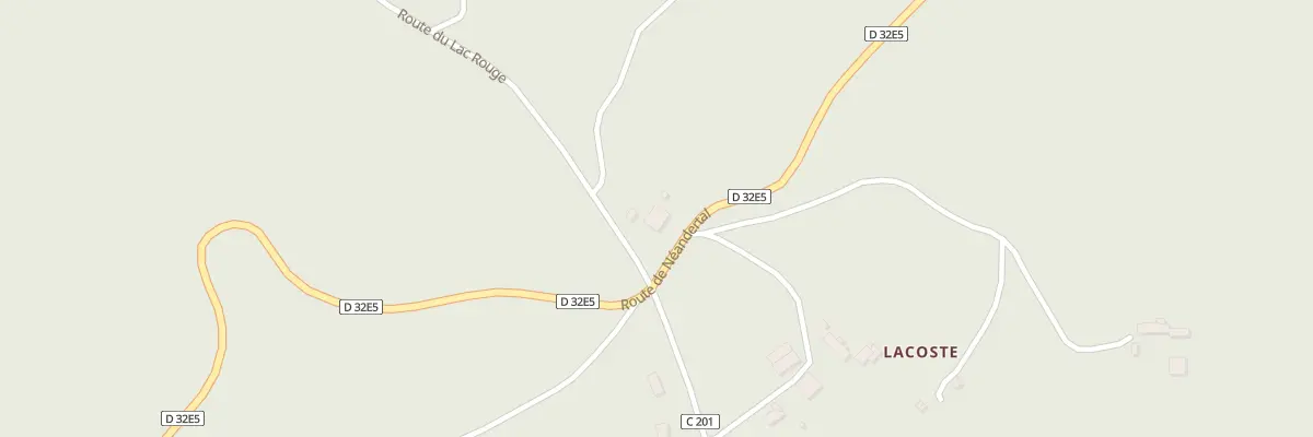 Plan du 24 Rte du Lac Rouge à Savignac-de-Miremont