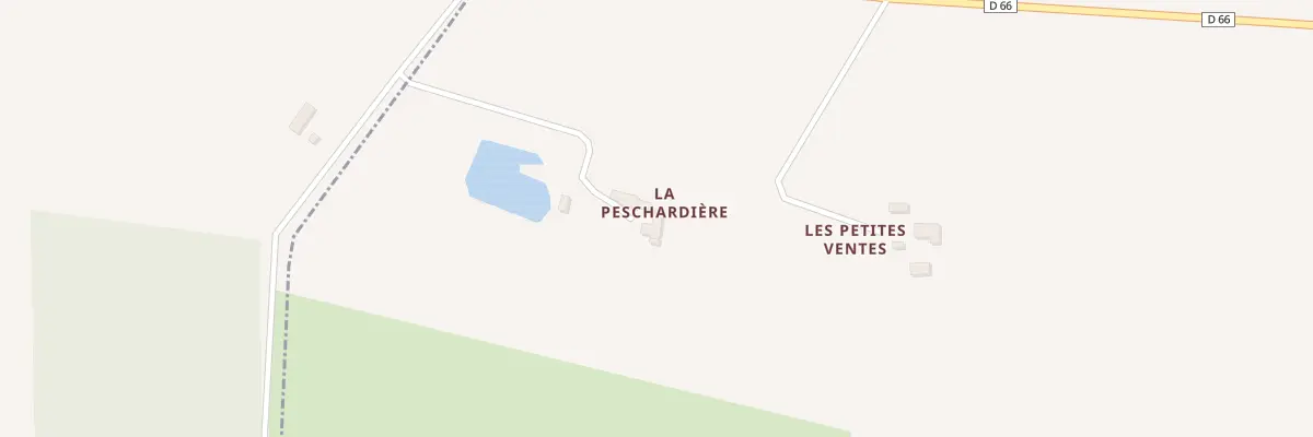 Plan du 108 La Peschardiere à Beauchêne
