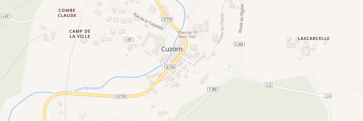 Plan du 5 Rue du Lavoir à Cuzorn