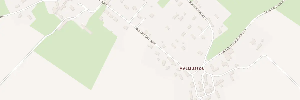 Plan du 284 Rue des Girondes au Bugue