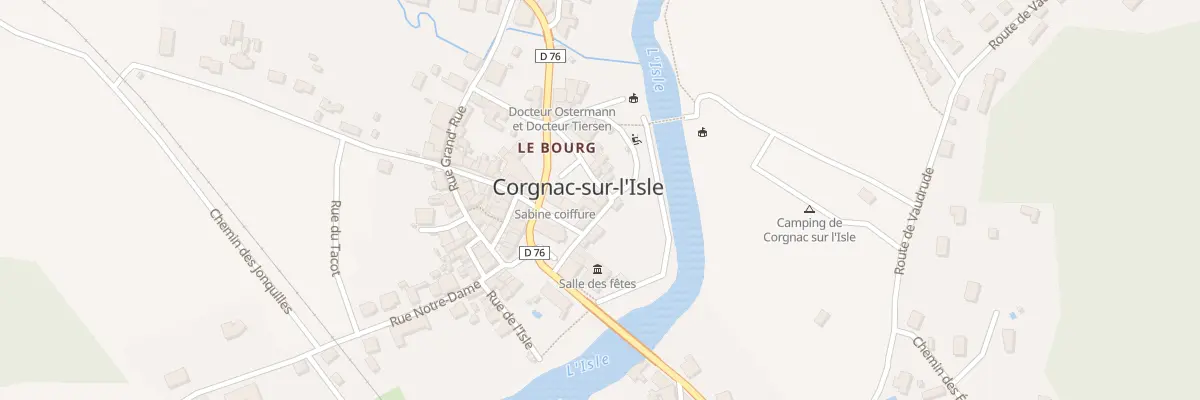 Plan du 1 Rue de Salon à Corgnac-sur-l’Isle