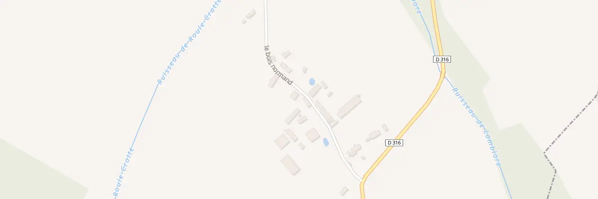 Plan du 271 Le Bois Normand à Rueil-la-Gadelière