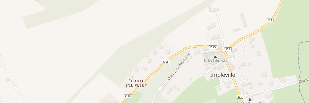 Plan du 190 Rte de Lindeboeuf à Imbleville
