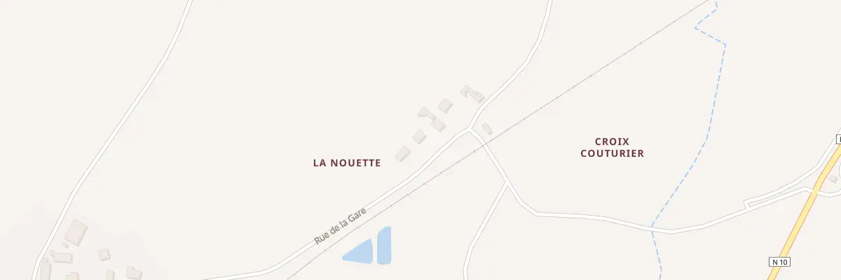 Plan du 5001 La Nouette à Villechauve