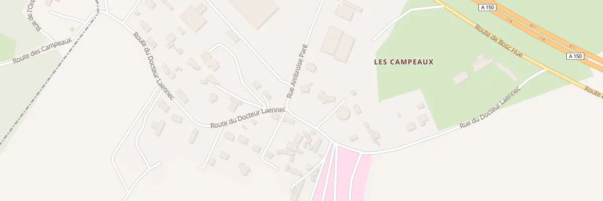 Plan du 1846 Rue Ambroise Paré à Barentin