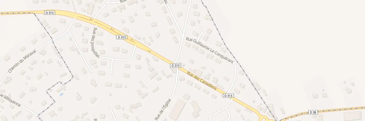 Plan du 50 Rue des Canadiens à Saint-Ouen-du-Tilleul