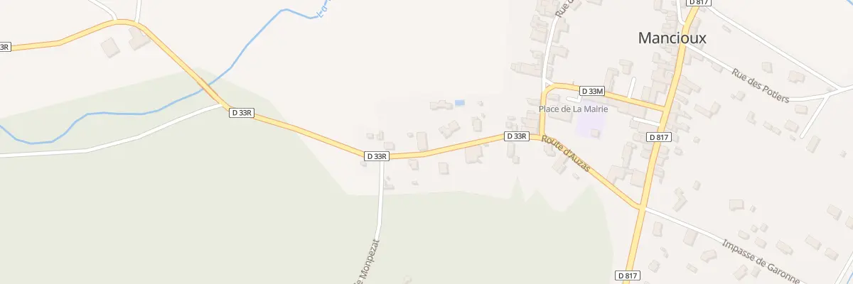 Plan du 284 Rte d’Auzas à Mancioux