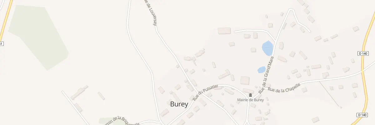 Plan du 1 Rue de Louversey à Burey