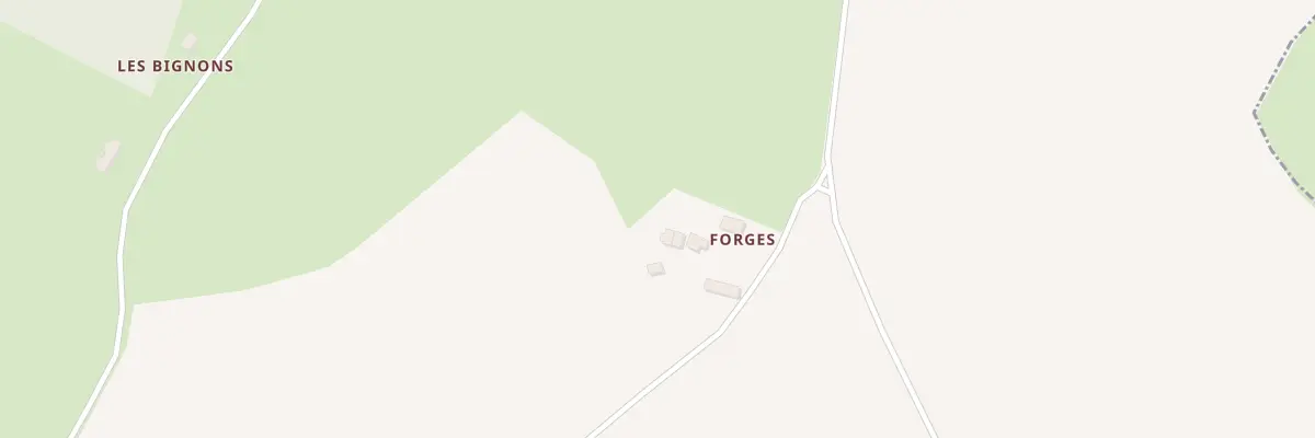 Plan du 3 Les Forges à Marolles-les-Buis