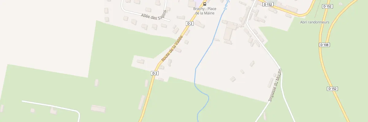 Plan du 11 Rte de la Vallée à Brachy