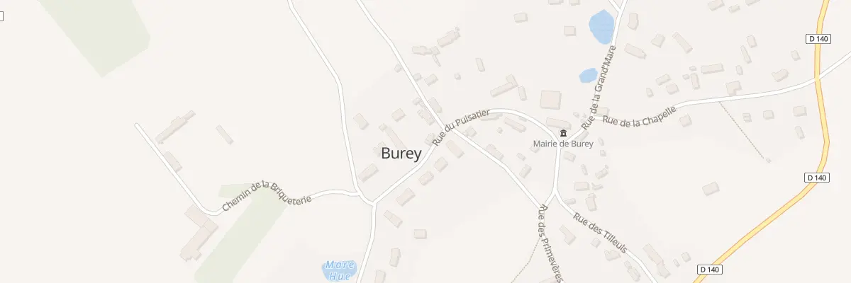 Plan du 2A Rue de Louversey à Burey
