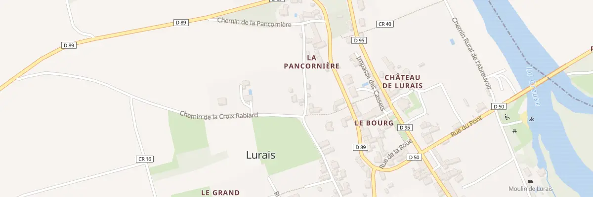 Plan du 2 Che de la Croix Rabiard à Lurais