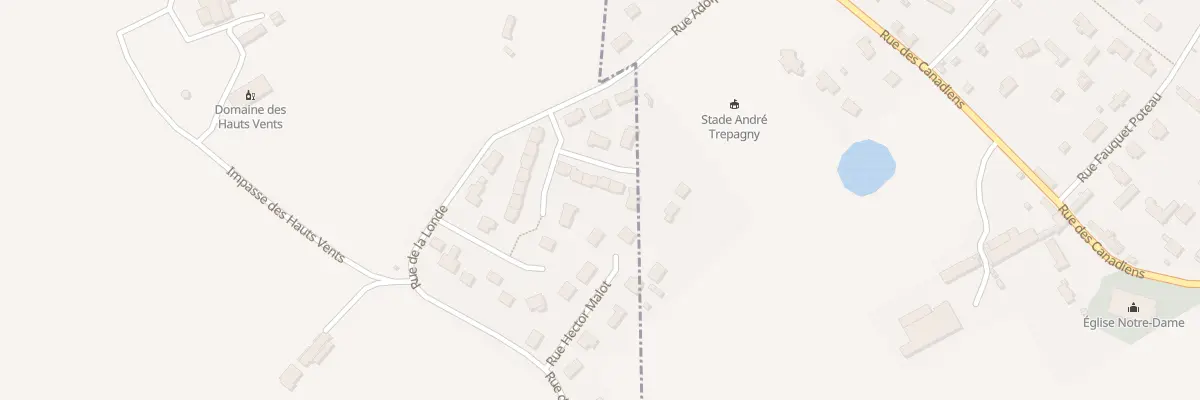 Plan du 43 Rue Andre Maurois à Saint-Ouen-du-Tilleul