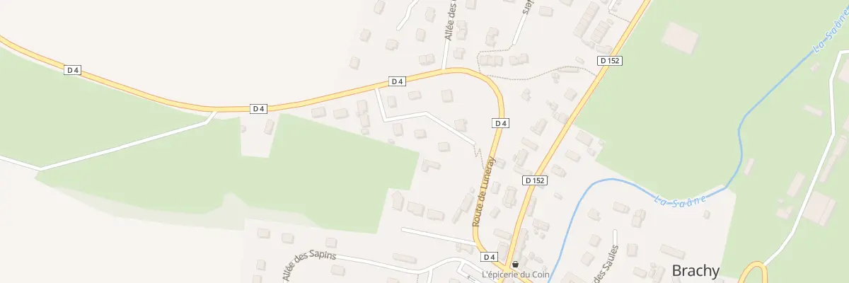 Plan du 8 All des Acacias à Brachy