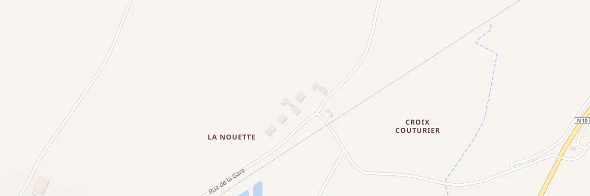 Plan du 53 La Nouette à Villechauve