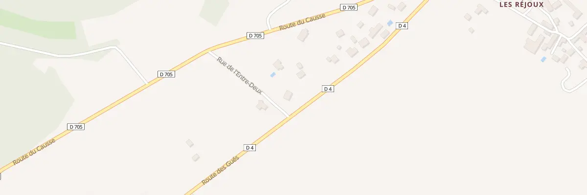 Plan du 9008 Les Rejoux à Mayac