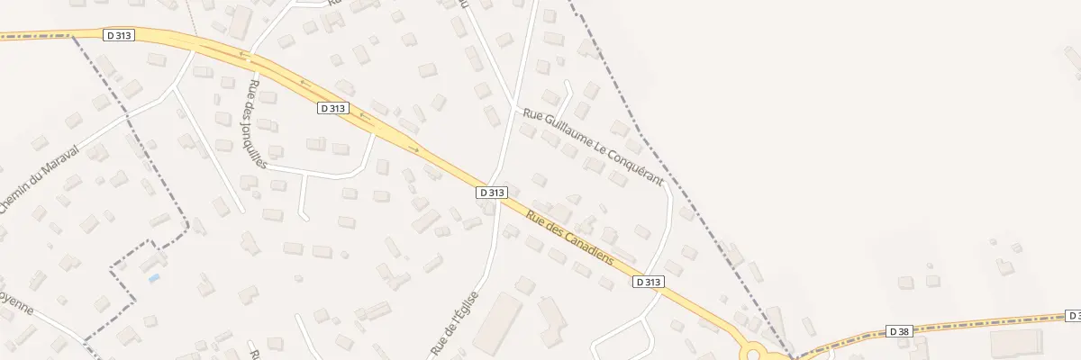 Plan du 321 Rue des Canadiens à Saint-Ouen-du-Tilleul