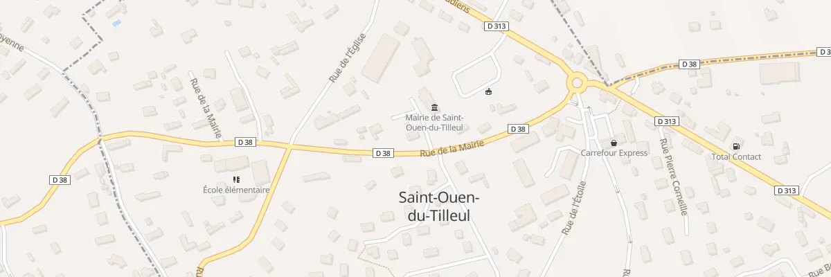 Plan du 8 Rue de la Mairie à Saint-Ouen-du-Tilleul