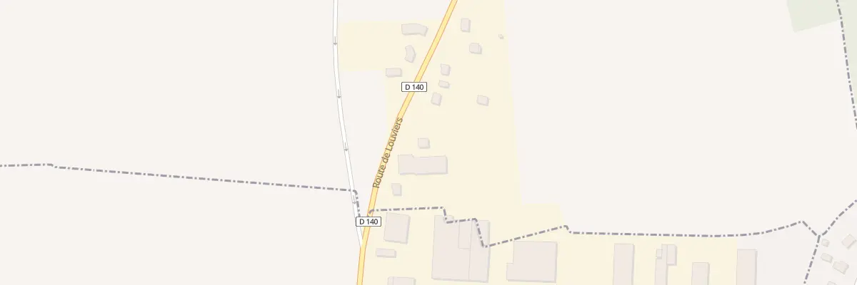 Plan du 3 Rte de Louviers à Burey