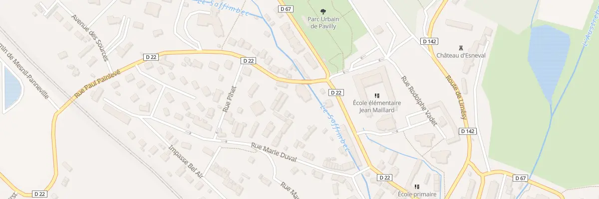 Plan du 1 Res Le Saffimbec à Pavilly