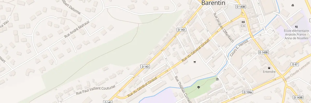 Plan du 57 Rue des Martyrs de la Resistan à Barentin