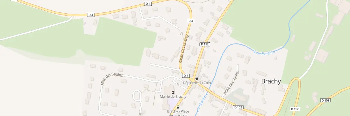 Plan du 3 Rte de Luneray à Brachy