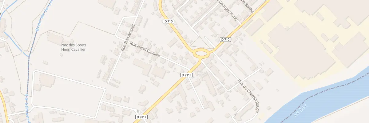 Plan du 2 Rue Henri Cavallier à Fumel