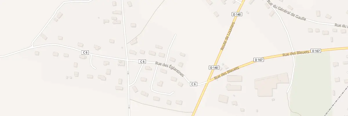 Plan du 5 Rue des Églantines à Burey