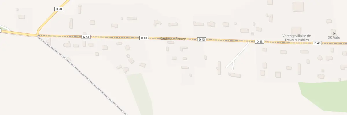 Plan du 2443 Rte de Duclair à Roumare