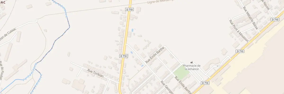 Plan du 50 Rue Georges Kuntz à Fumel