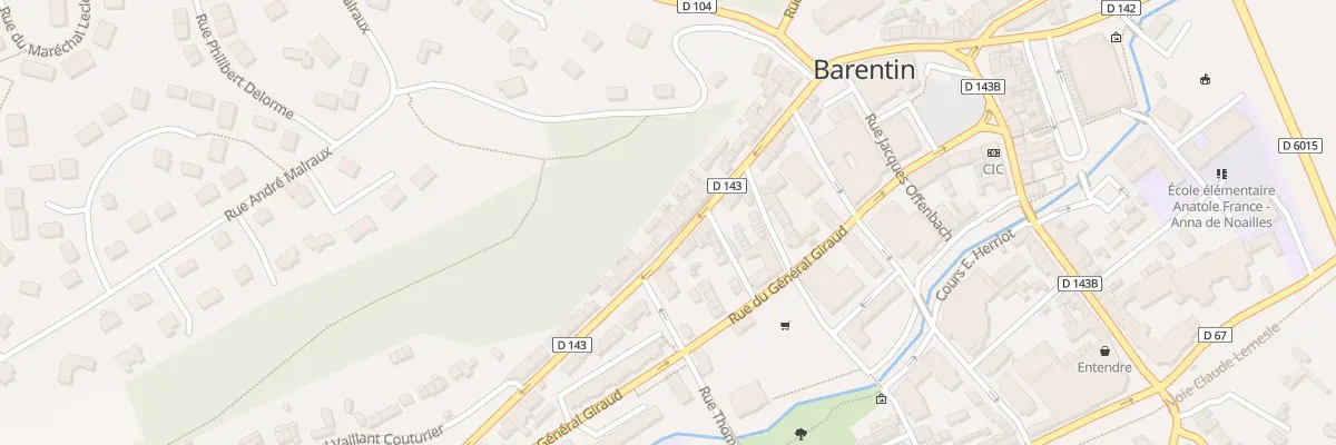 Plan du 47 Rue des Martyrs de la Resistan à Barentin