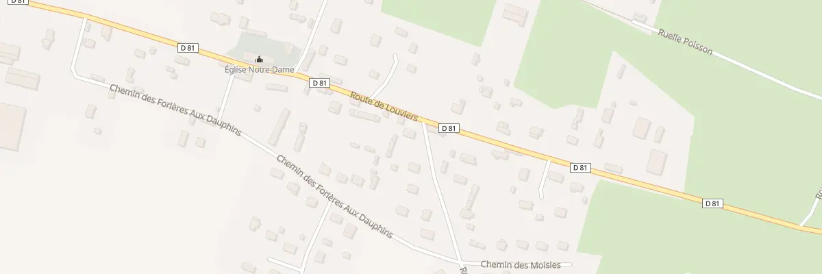 Plan du 2 Rte de Londemare à Fouqueville