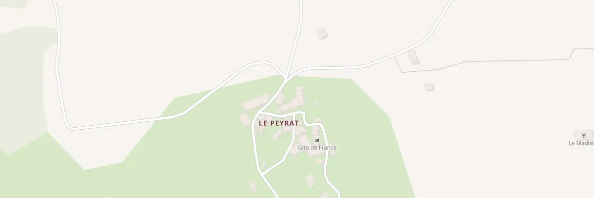 Plan du 46 Le Peyrat à Saint-Auvent