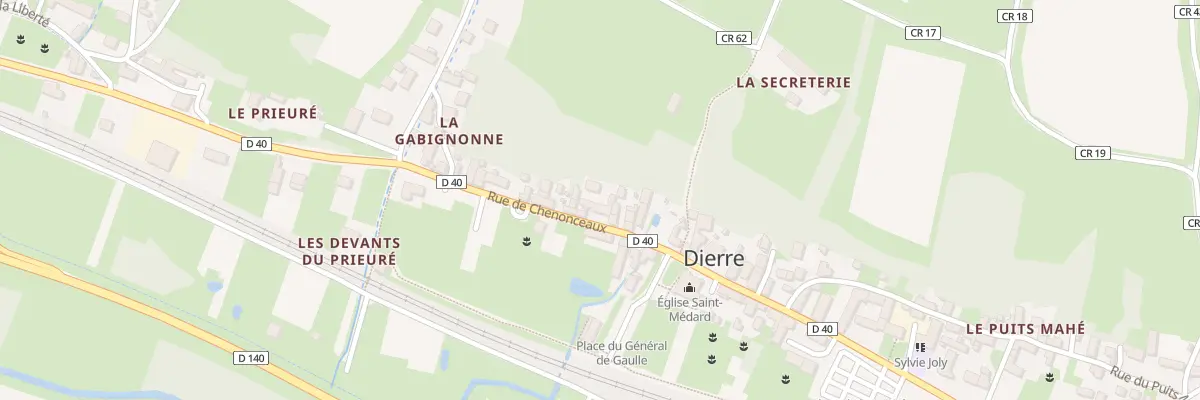 Plan du 56 Rue de Chenonceaux à Dierre