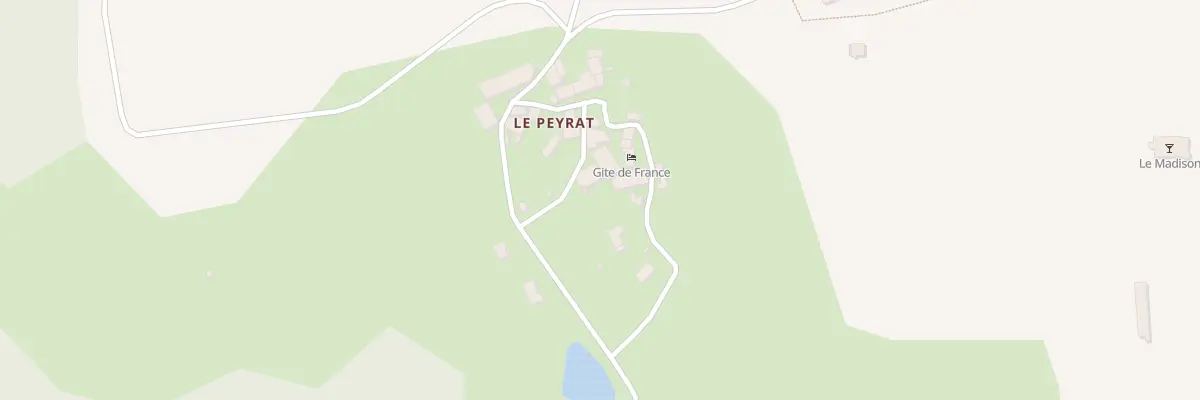 Plan du 21 Le Peyrat à Saint-Auvent