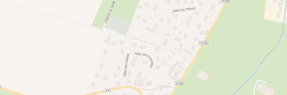 Plan du 3 All des Pommiers à Brachy