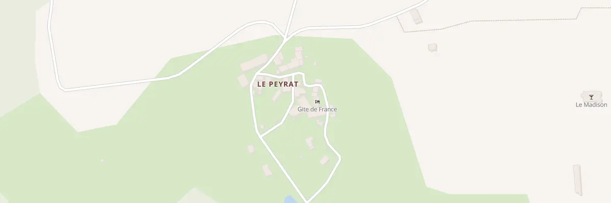 Plan du 30 Le Peyrat à Saint-Auvent