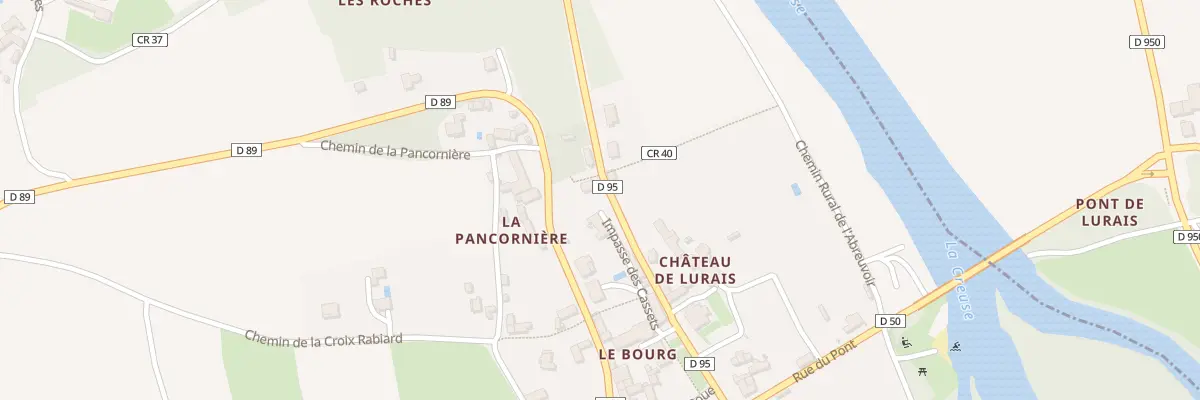 Plan du 7 Rue du Château à Lurais