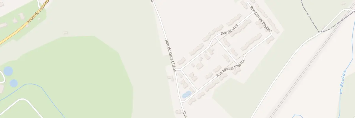 Plan du 1 Rue Andre Bourvil à Conches-en-Ouche