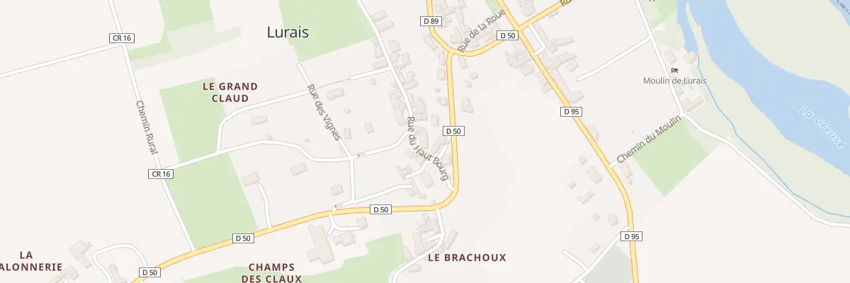 Plan du 8 Rue du Haut Bourg à Lurais