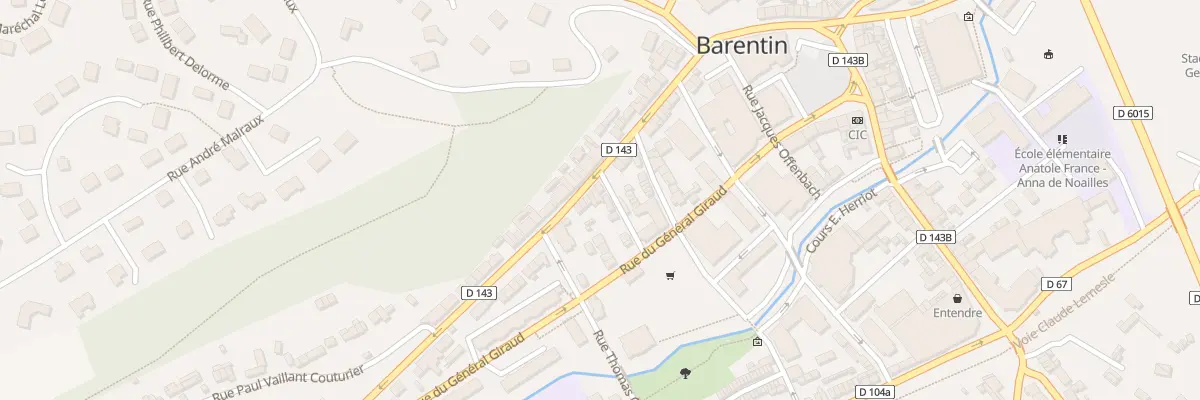 Plan du 32 Rue des Martyrs de la Resistan à Barentin