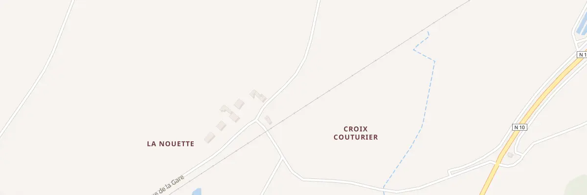 Plan du 5001 Croix Couturier à Villechauve