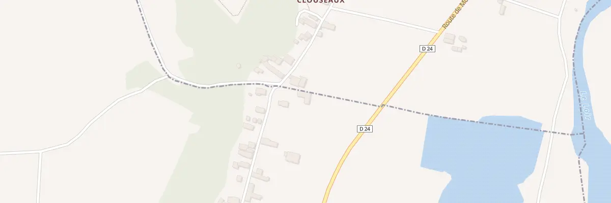 Plan du 620 Clouseaux à Lunay