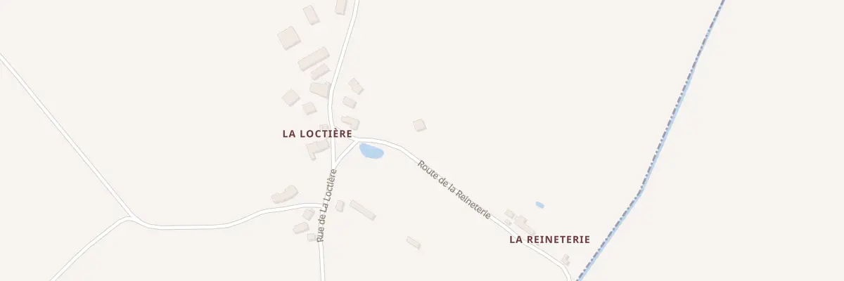 Plan du 1 Rte de la Reineterie au Temple