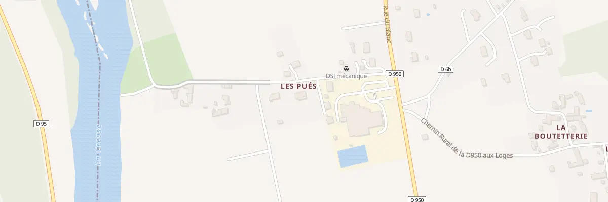 Plan du 5016 Le Pue à Tournon-Saint-Martin