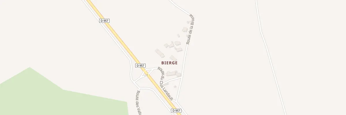 Plan du 11 Bierge à Épuisay