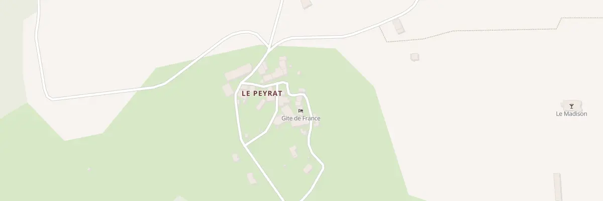 Plan du 36 Le Peyrat à Saint-Auvent