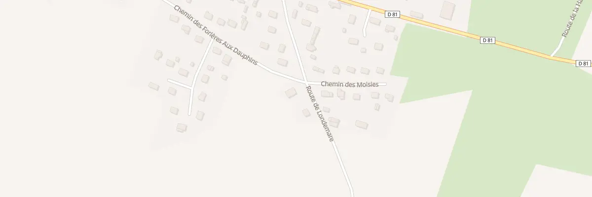 Plan du 12 Rte de Londemare à Fouqueville